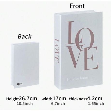 3 Pieces Decoration Hard Cover Style Prop Book Ornaments