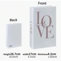 3 Pieces Decoration Hard Cover Style Prop Book Ornaments
