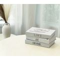 3 Pieces Decoration Hard Cover Style Prop Book Ornaments