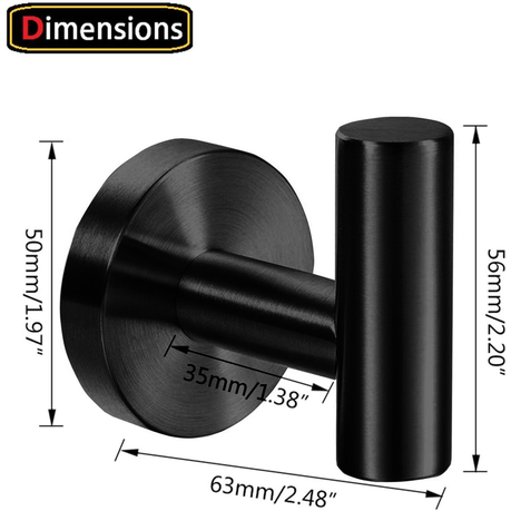5 Piece Stainless Steel Bathroom Accessory Set