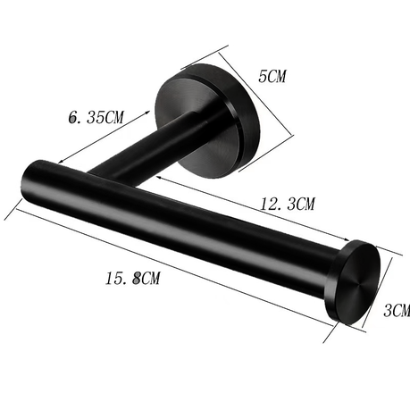 5 Piece Stainless Steel Bathroom Accessory Set